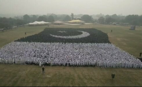 Pakistan’s Historic Achievement: Largest Human Flag Created by 10,000 Students