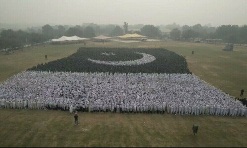 Pakistan’s Historic Achievement: Largest Human Flag Created by 10,000 Students