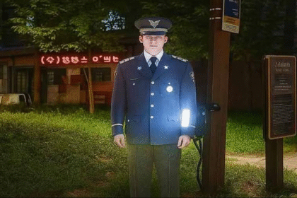 holographic police Seoul